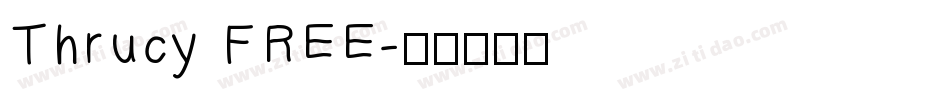 Thrucy FREE字体转换